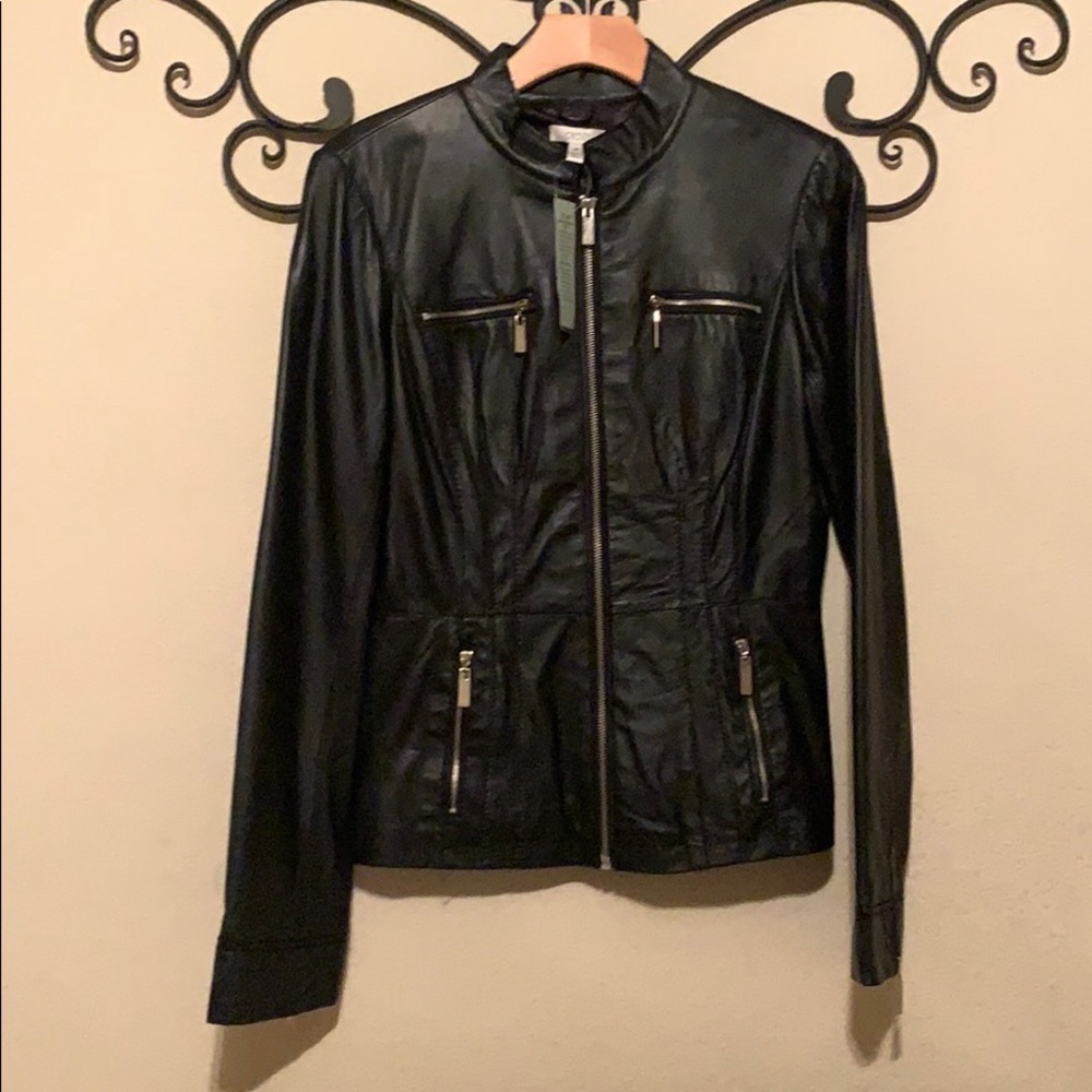 Brand New with Tags Cachè Leather Jacket